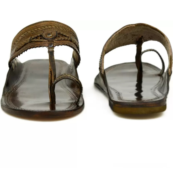 Men Sandal  (Brown , 11) - Image 3