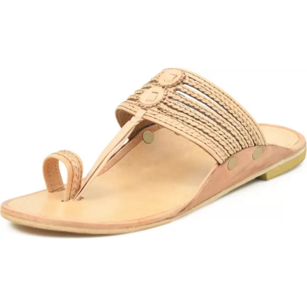 Men Sandal  (Natural , 8) - Image 4