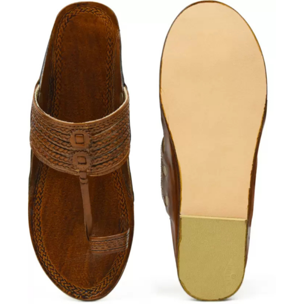 Men Sandal  (Brown , 13) - Image 3