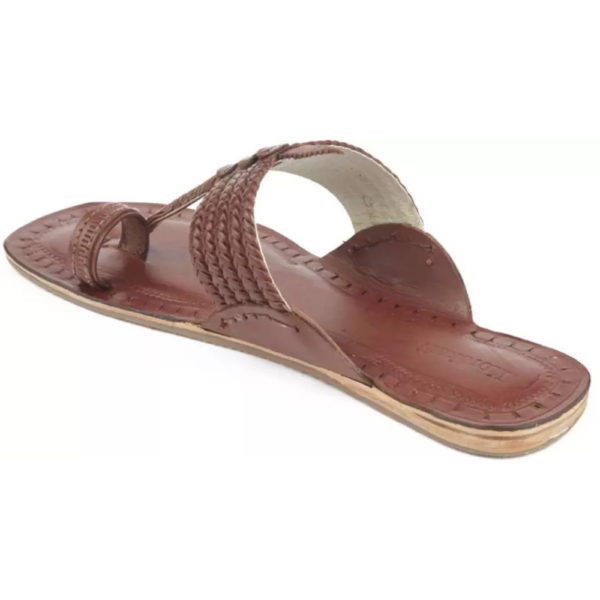 Men Flats Sandal  (Brown , 5) - Image 3