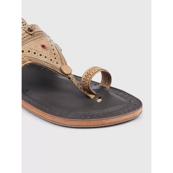 Men Flats Sandal  (Brown , 7) - Image 5