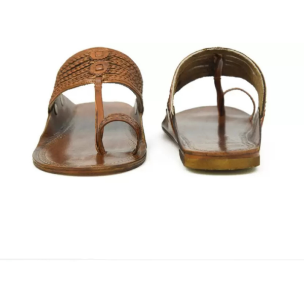 Men Sandal  (Brown , 7) - Image 3