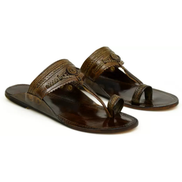 Men Sandal  (Brown , 11) - Image 2