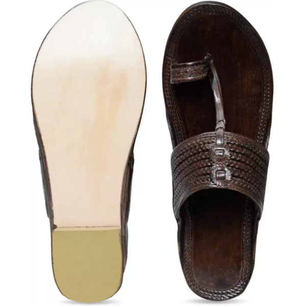 Men Sandal  (Brown , 8) - Image 5