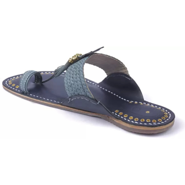 Men Flats Sandal  (Blue , 9) - Image 2