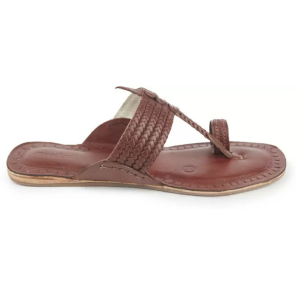 Men Flats Sandal  (Brown , 5) - Image 2