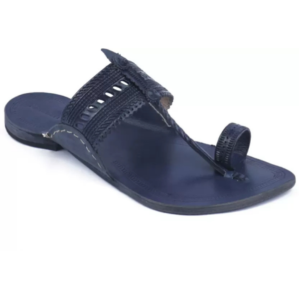 Men Flats Sandal  (Blue , 6)